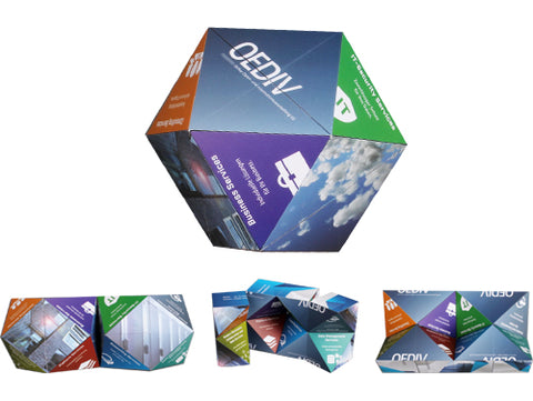 WDM107P  2.36" Foldable diamond puzzle cube - WDM Promos