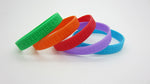 WDM218P  - Debossed silicone bracelet - WDM Promos