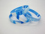 WDM223P - Debossed Swirl Silicone Wristband (1/2") - WDM Promos