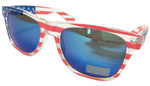 WDM240P Crystalline with flag sunglasses - WDM Promos