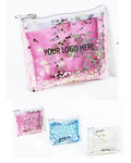 WDM47P - PVC coin purse with sequin inside and zipper - WDM Promos